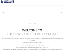 Tablet Screenshot of newburyportbluescruise.com